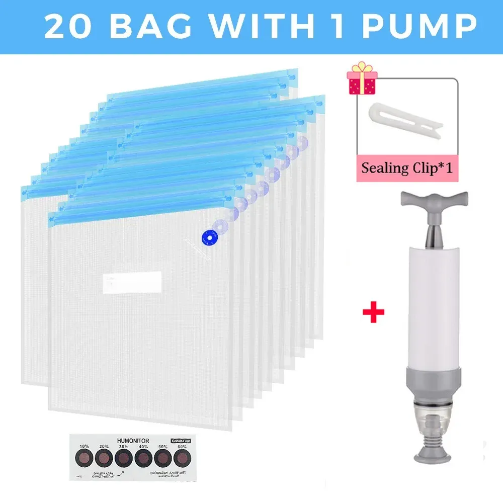Sac de stockage pour filament 20/1 pour imprimante 3D, sac sous vide pour PLA/ABS/TPU, protection contre l'humidité pour pièces d'imprimante 3D 8