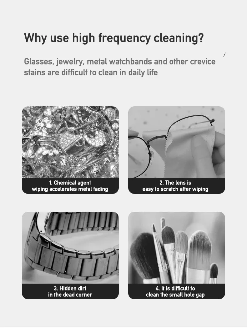 Nettoyage de lunettes par ultrasons