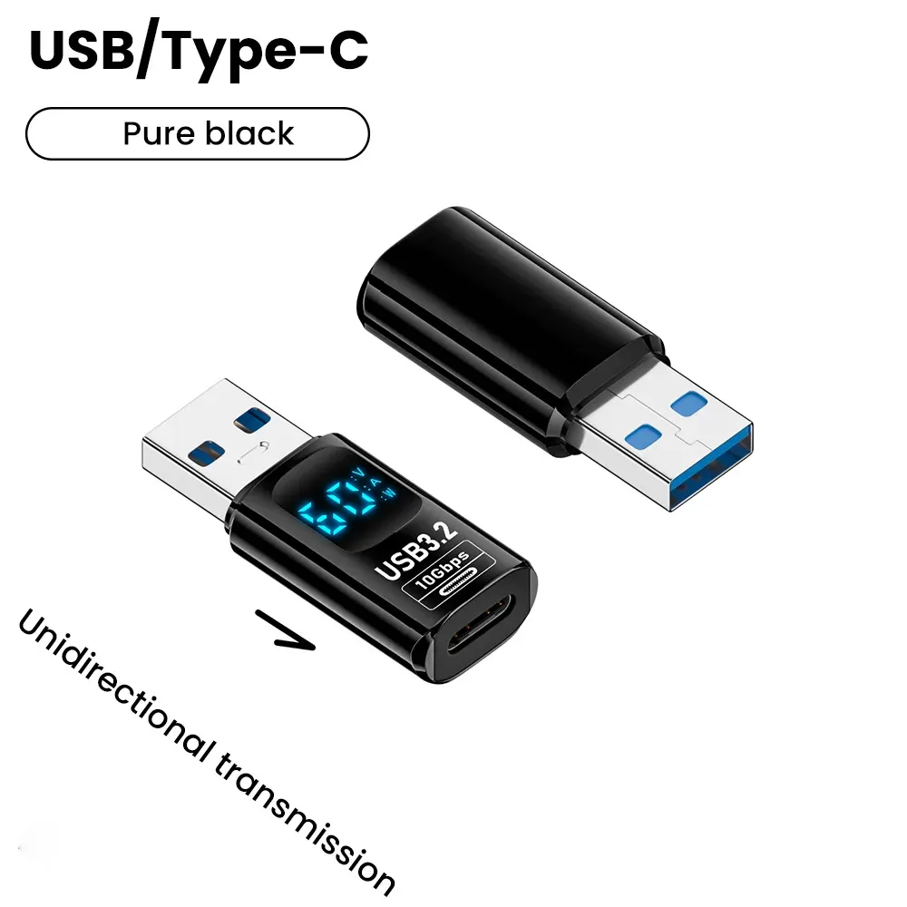 Adaptateur USB-C vers USB 3.2 10 Gbit/s, convertisseur mâle vers femelle, charge rapide et transfert de données pour ordinateur portable 11