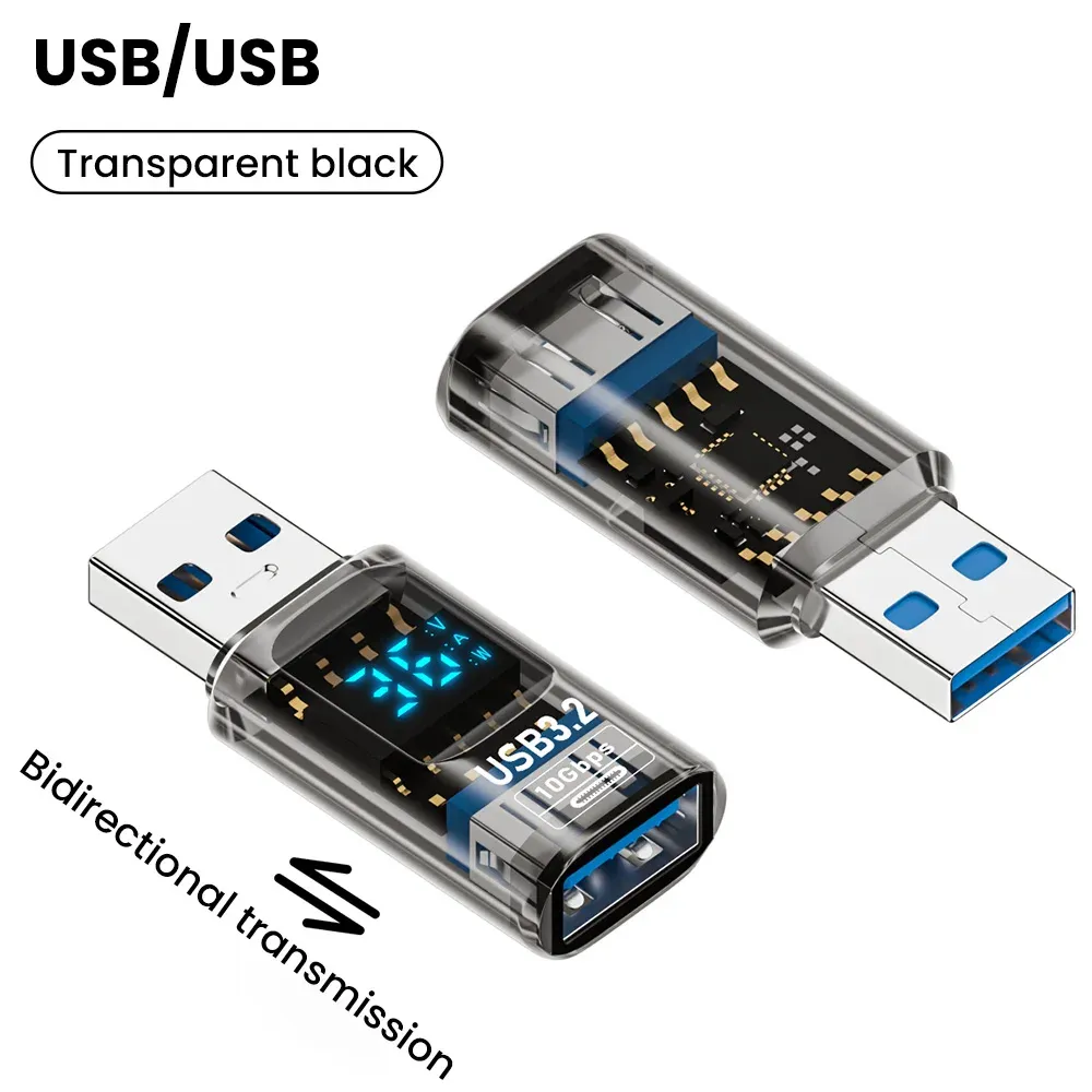 Adaptateur USB-C vers USB 3.2 10 Gbit/s, convertisseur mâle vers femelle, charge rapide et transfert de données pour ordinateur portable 8