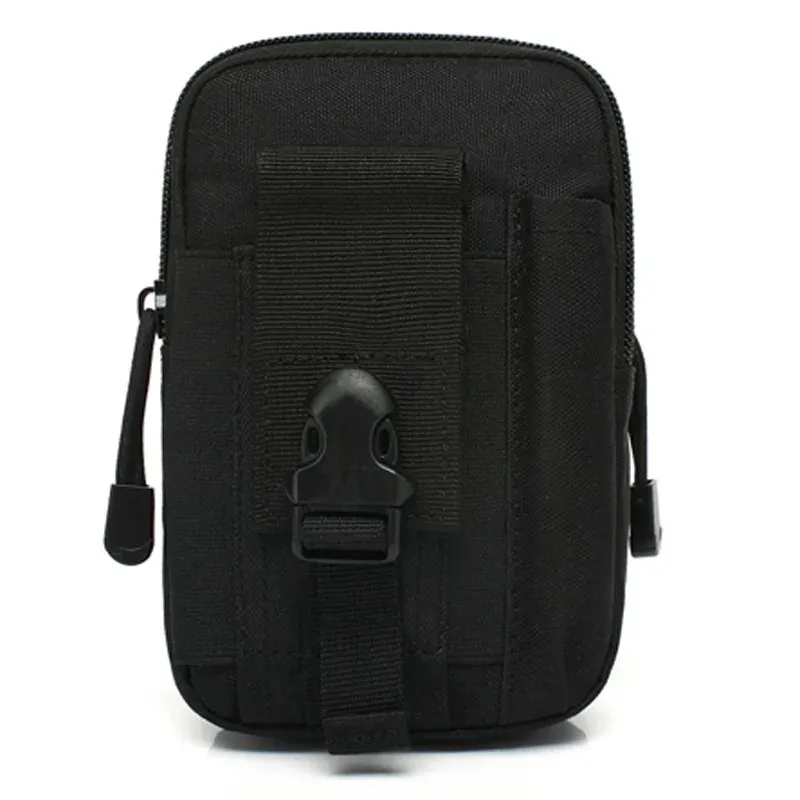 Étui pour téléphone portable étanche en nylon, petite pochette multifonction pour homme 17