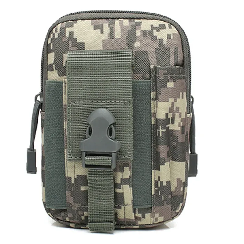 Étui pour téléphone portable étanche en nylon, petite pochette multifonction pour homme 13