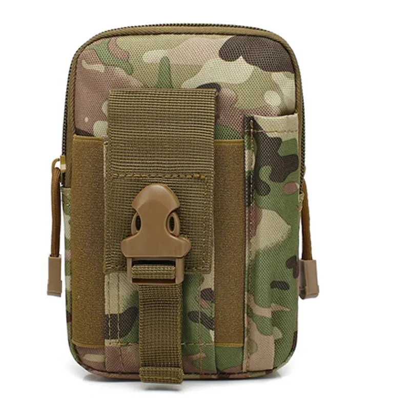 Étui pour téléphone portable étanche en nylon, petite pochette multifonction pour homme 12