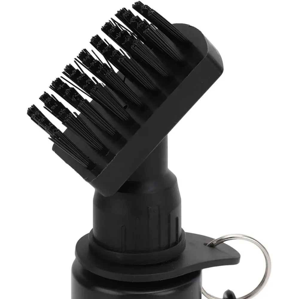 Outil de nettoyage pour clubs de golf avec clip de fixation, brosse à rainures à poils 5
