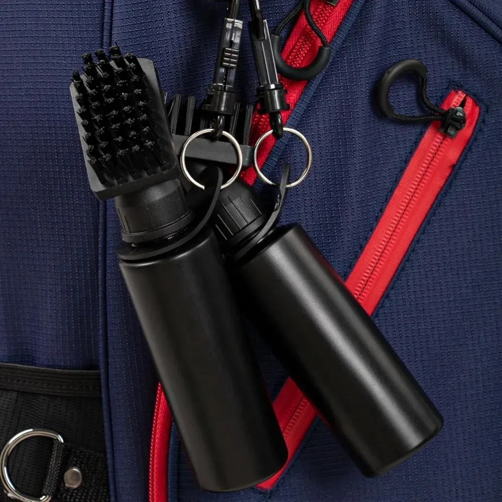 Outil de nettoyage pour clubs de golf avec clip de fixation, brosse à rainures à poils 6