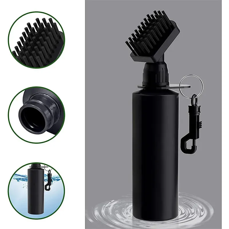 Détail de la brosse de nettoyage de golf