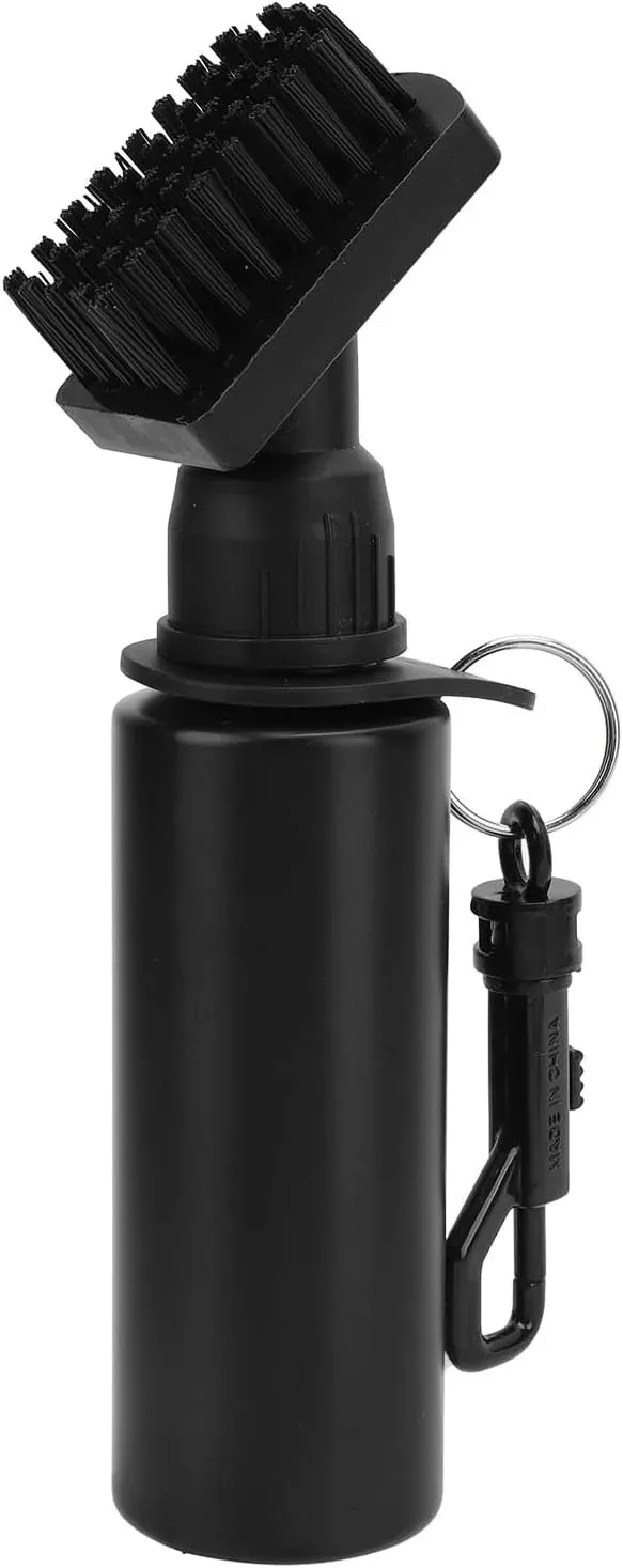 Outil de nettoyage pour clubs de golf avec clip de fixation, brosse à rainures à poils 7
