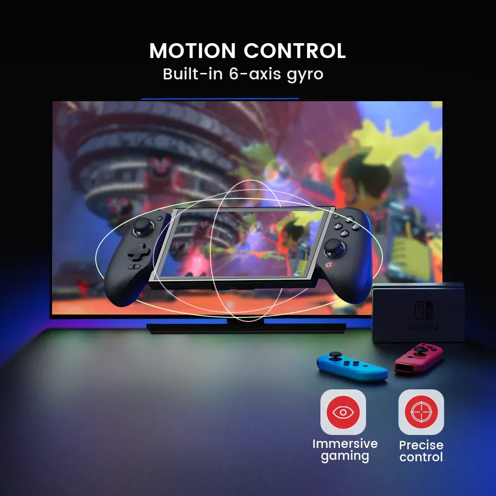 Manette de jeu Bluetooth GameSir G8+ à effet Hall pour Nintendo Switch 2, Android, iPhone, iPad et PC 5