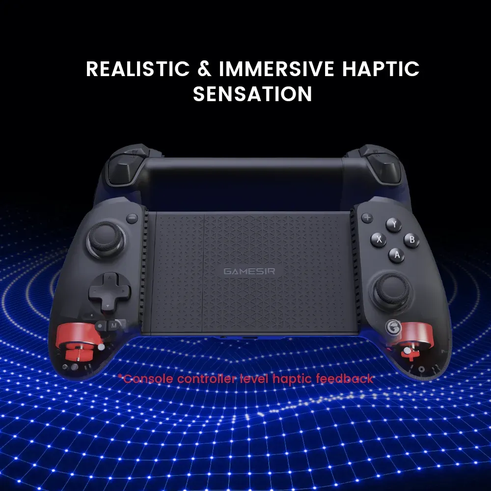 Gyroscope et vibrations GameSir G8+