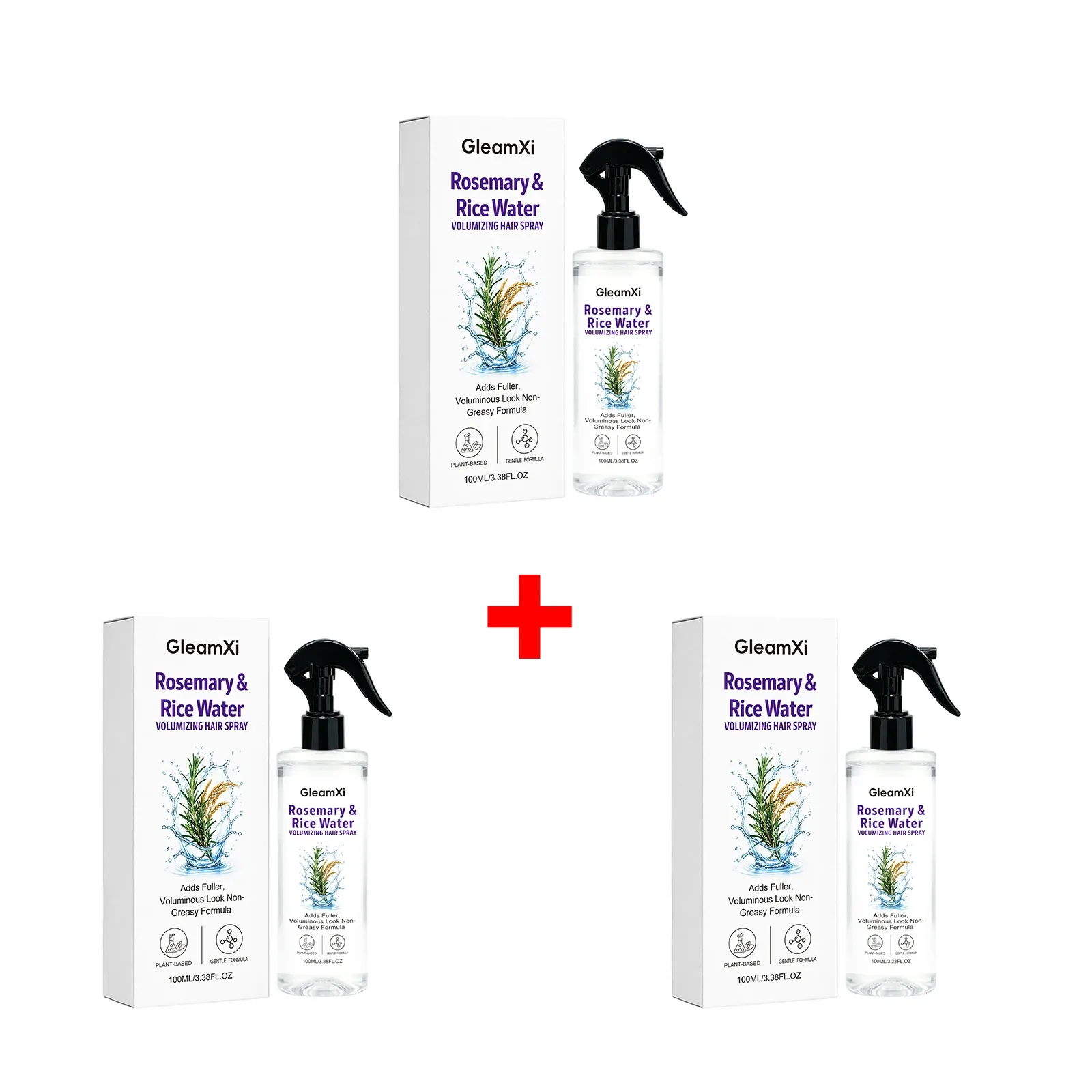 Spray Volumisant au Romarin et Eau de Riz – Léger, Hydratant et Fortifiant 8