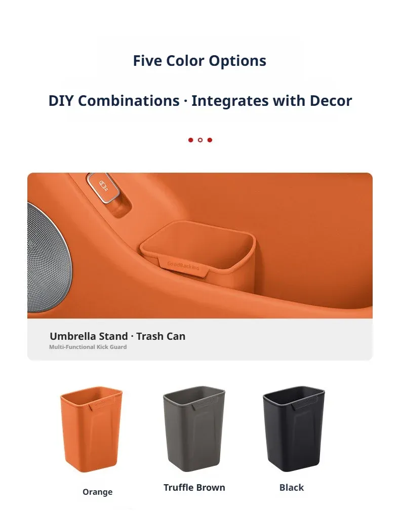 Organisateur de porte de voiture en silicone
