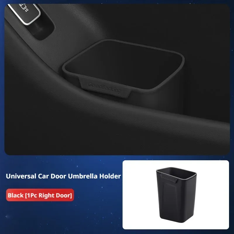 SEAMETAL Boîte de rangement universelle en silicone pour portière de voiture, porte-gobelets, poubelle, seau de rangement étanche pour portière, sac organisateur pour parapluie 12