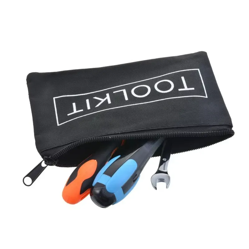 Sac à outils en toile Oxford avec fermeture éclair, organisateur étanche et sac de voyage portable 3