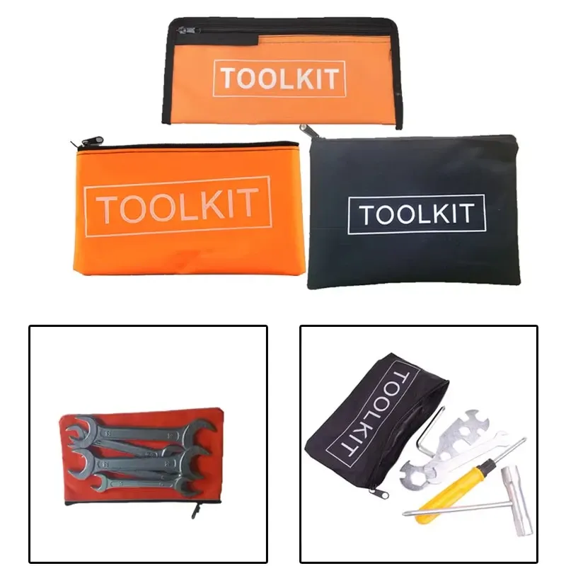 Sac à outils en toile Oxford avec fermeture éclair, organisateur étanche et sac de voyage portable 2