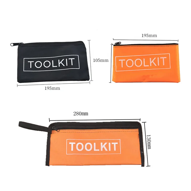 Pochette à outils en toile Oxford, détail des finitions
