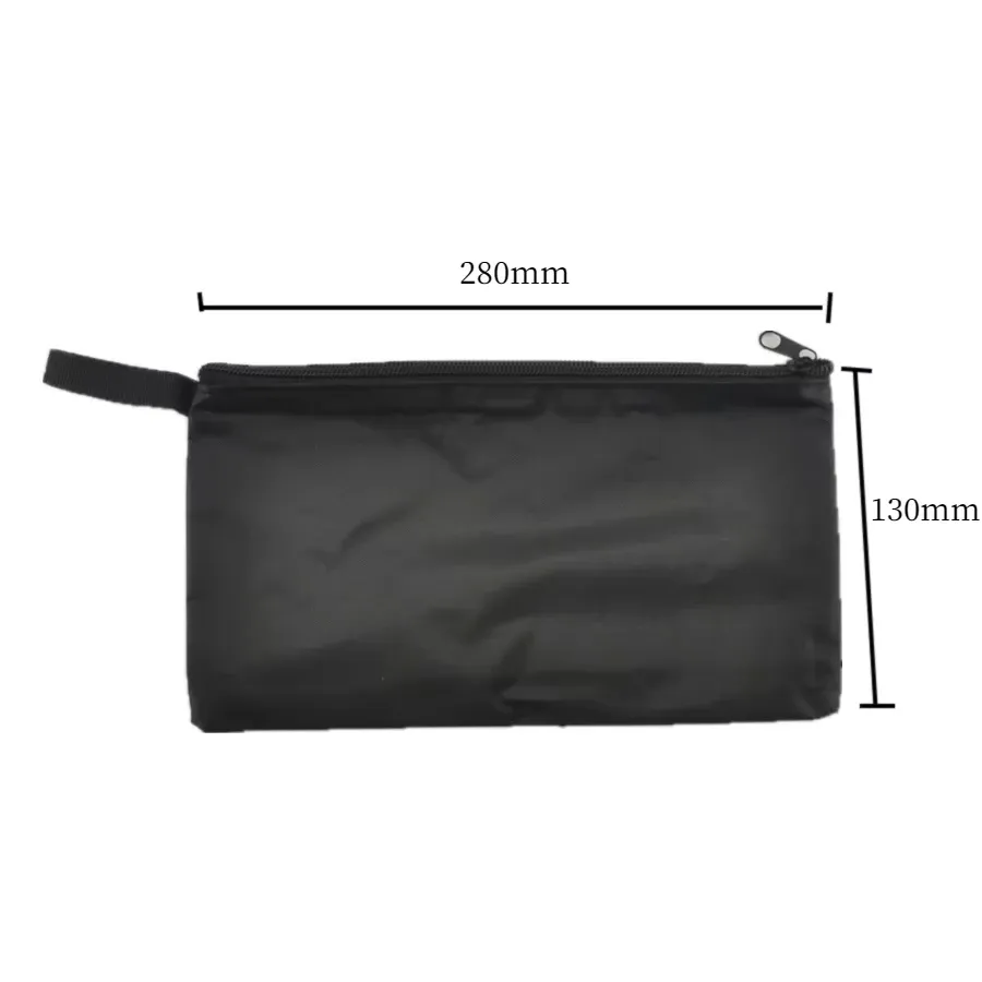 Sac à outils en toile Oxford avec fermeture éclair, organisateur étanche et sac de voyage portable 8