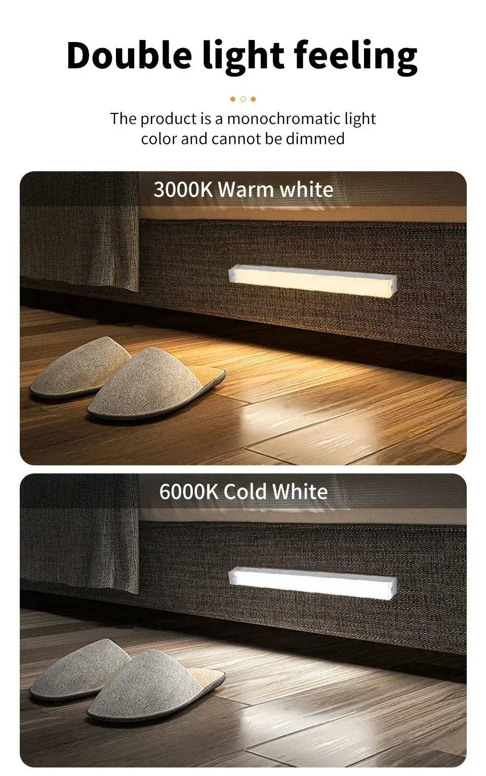 Lampe LED magnétique dans une salle de bain