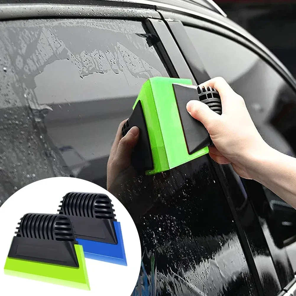 Raclette en silicone pour vitres de voiture, lame en caoutchouc pour nettoyage de verre et de miroirs 2