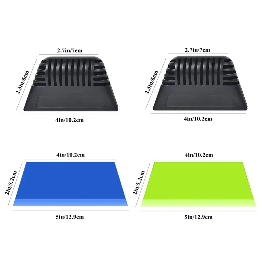 Raclette en silicone sous différents angles