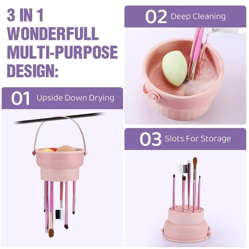 Éponge cosmétique et outils de séchage