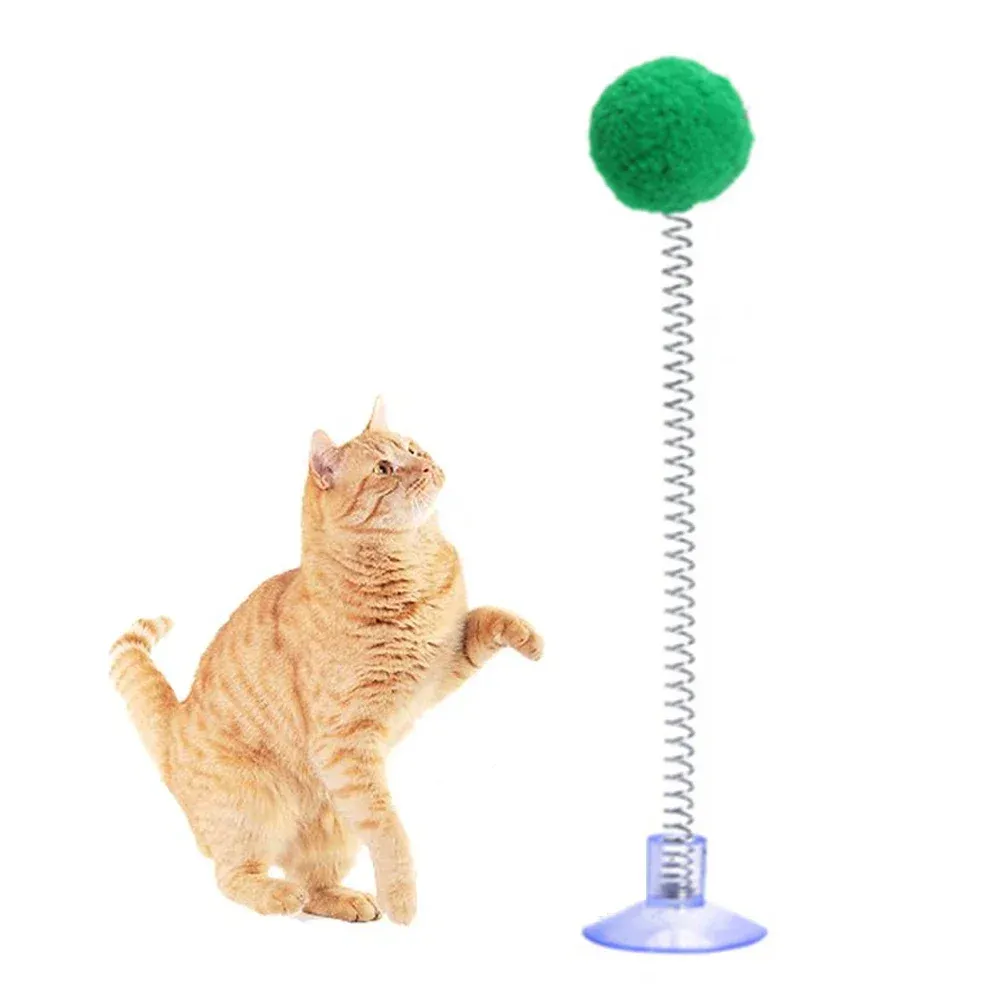 Jouet à ressort pour chat, utilisation au quotidien