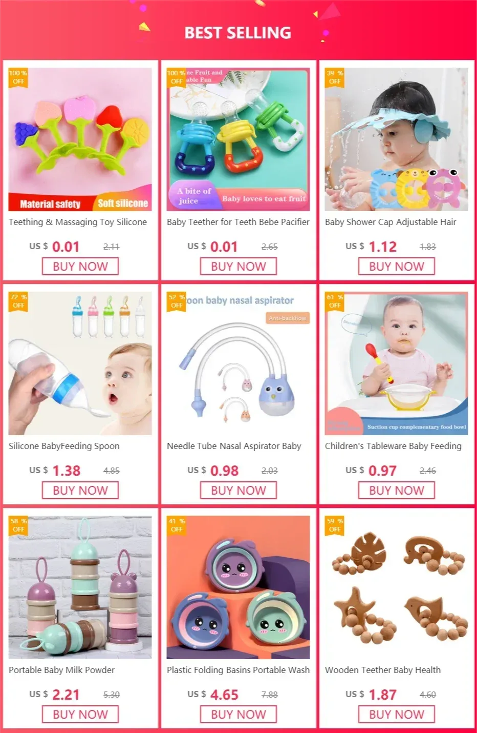 Biberon-cuillère en silicone pour bébé