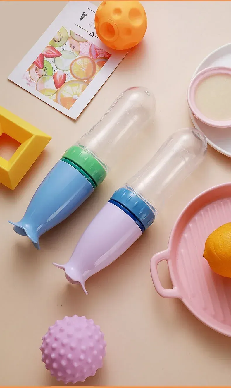 Biberon-cuillère, gamme de couleurs
