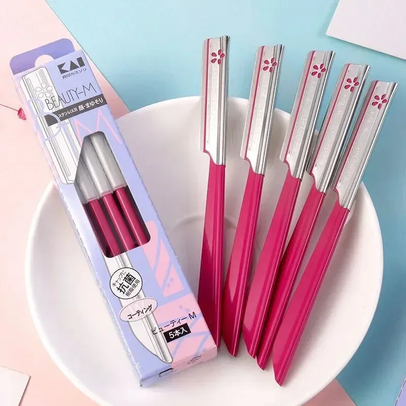 Lot de 5 à 10 Épilateurs à Sourcils pour Femme à Lame en Acier - Image 1