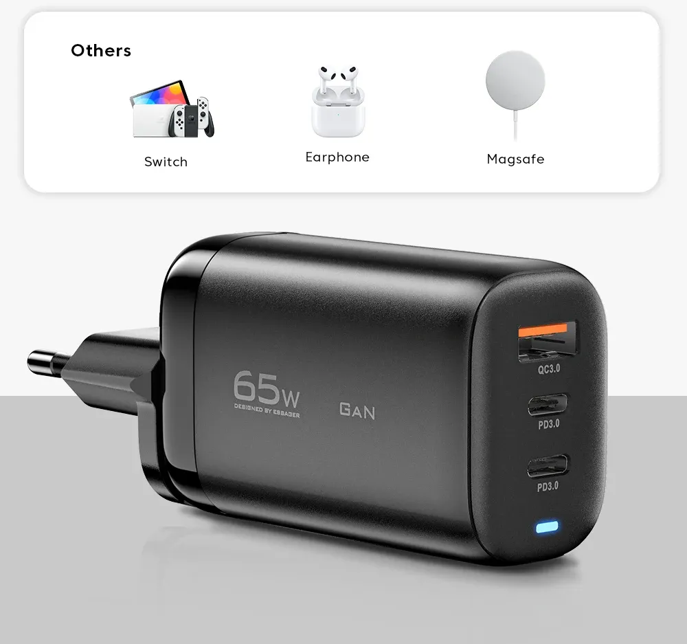 Chargeur Essager GaN USB-C, qualité de fabrication