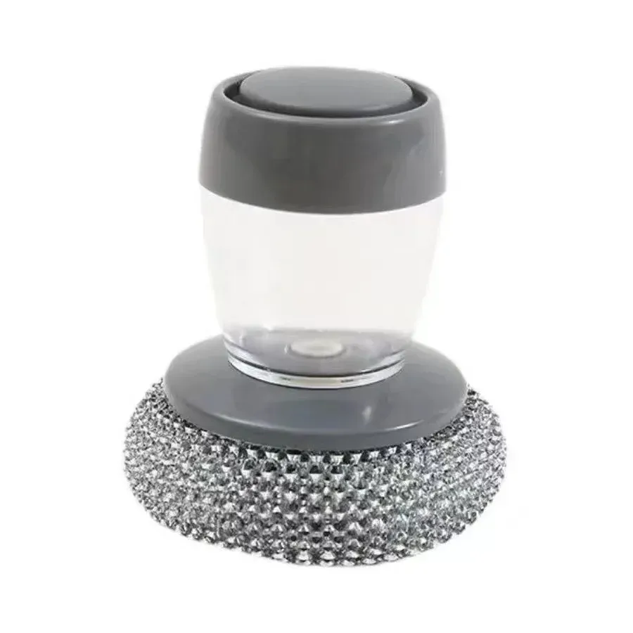 Brosse à récurer en situation d'usage