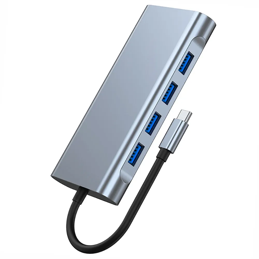 Station d'accueil USB-C vue sous un autre angle