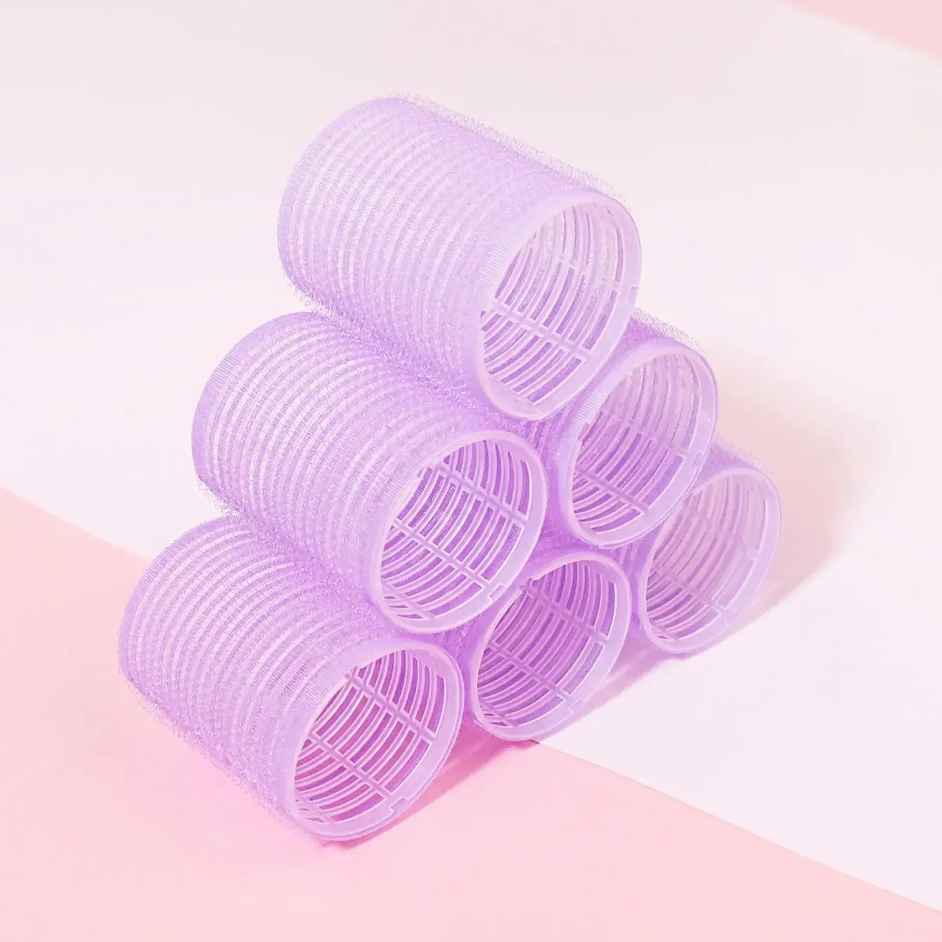 Bigoudis sans chaleur multi-tailles, ensemble de bigoudis souples, sans chaleur, pince à cheveux fixe, ensemble de coiffure et accessoires pour cheveux 4