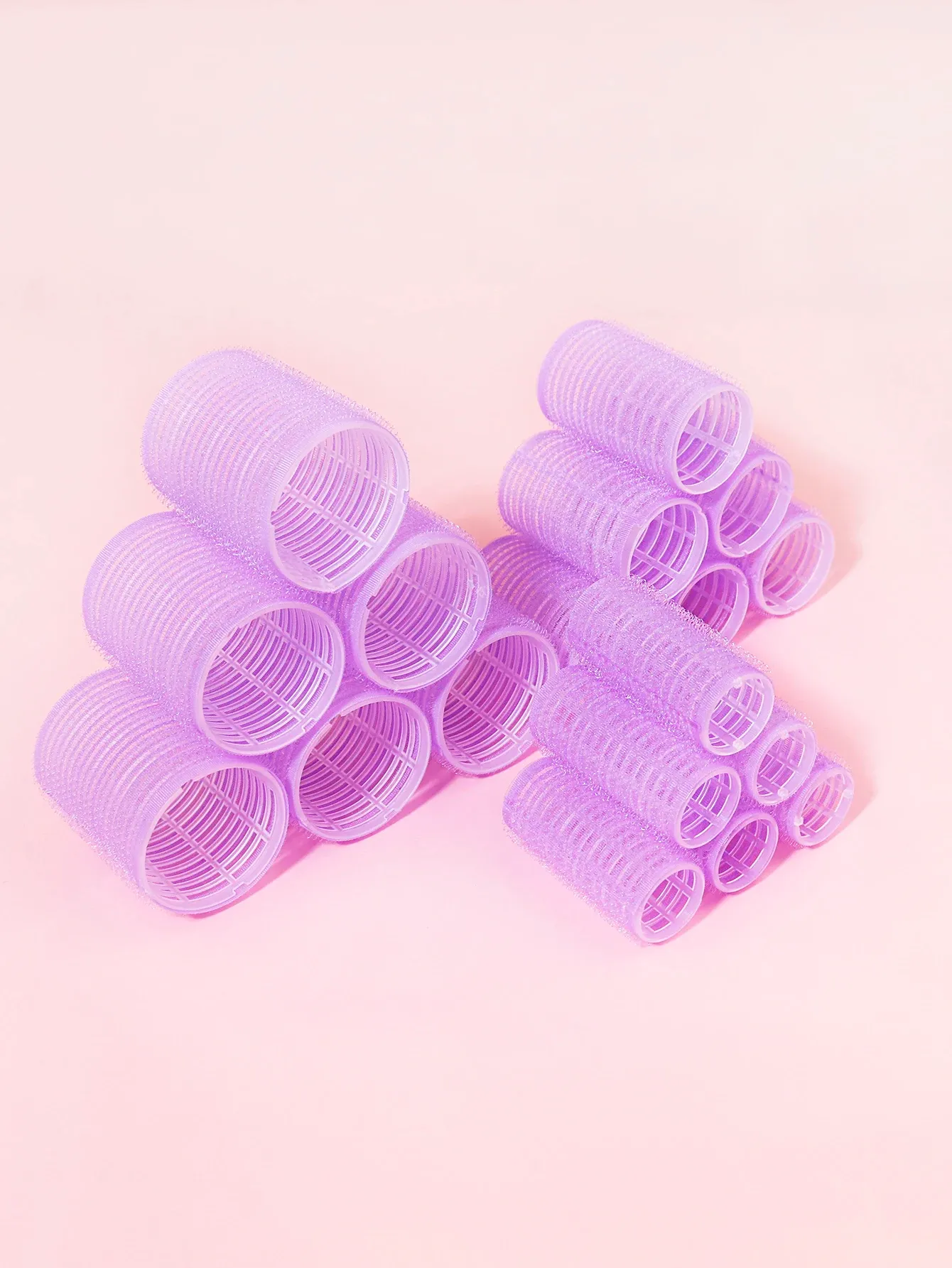Bigoudis sans chaleur multi-tailles, ensemble de bigoudis souples, sans chaleur, pince à cheveux fixe, ensemble de coiffure et accessoires pour cheveux 12