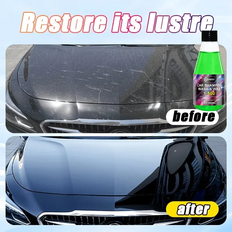 Nettoyage de carrosserie avec le liquide de lavage auto