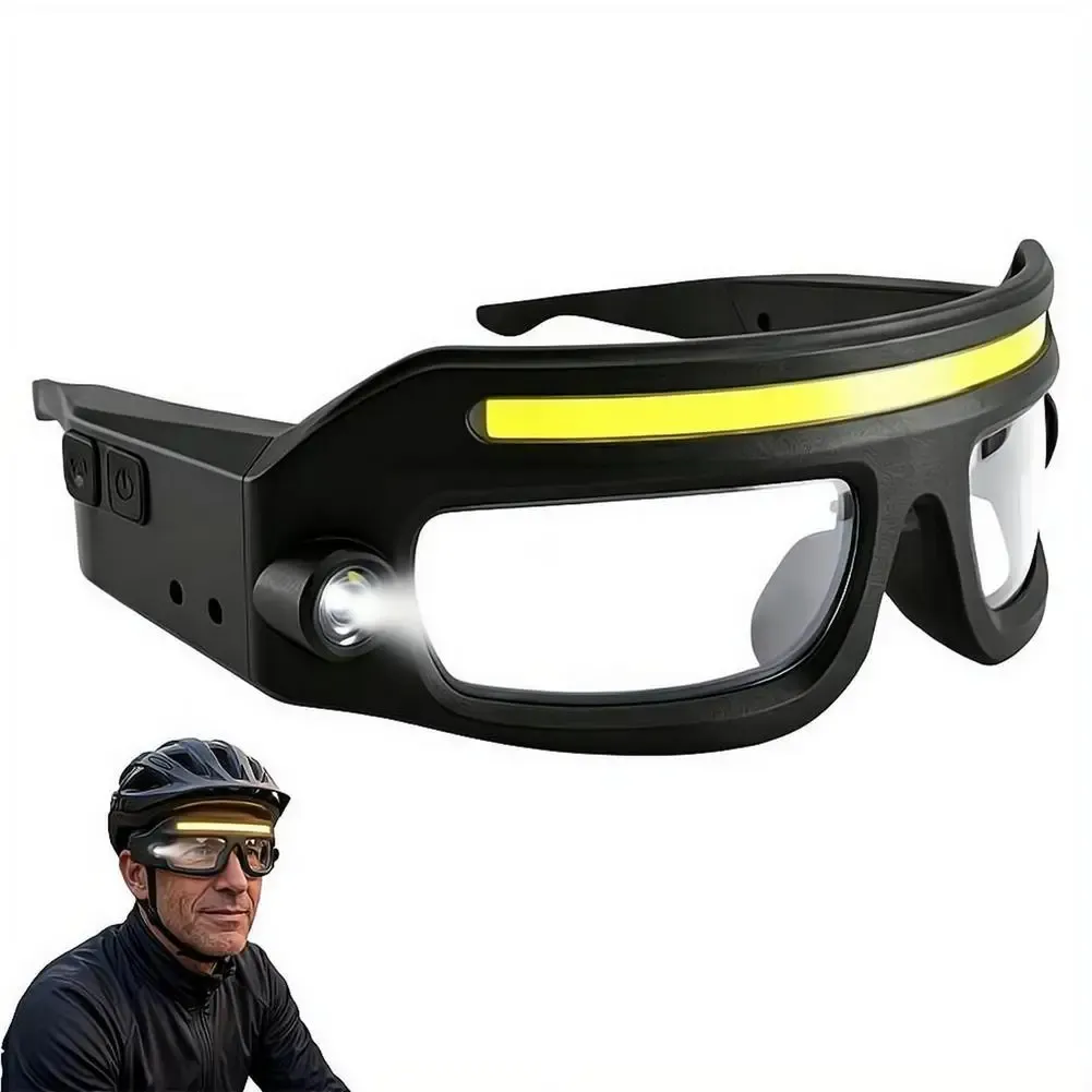 Lunettes LED rechargeables avec capteur de mouvement