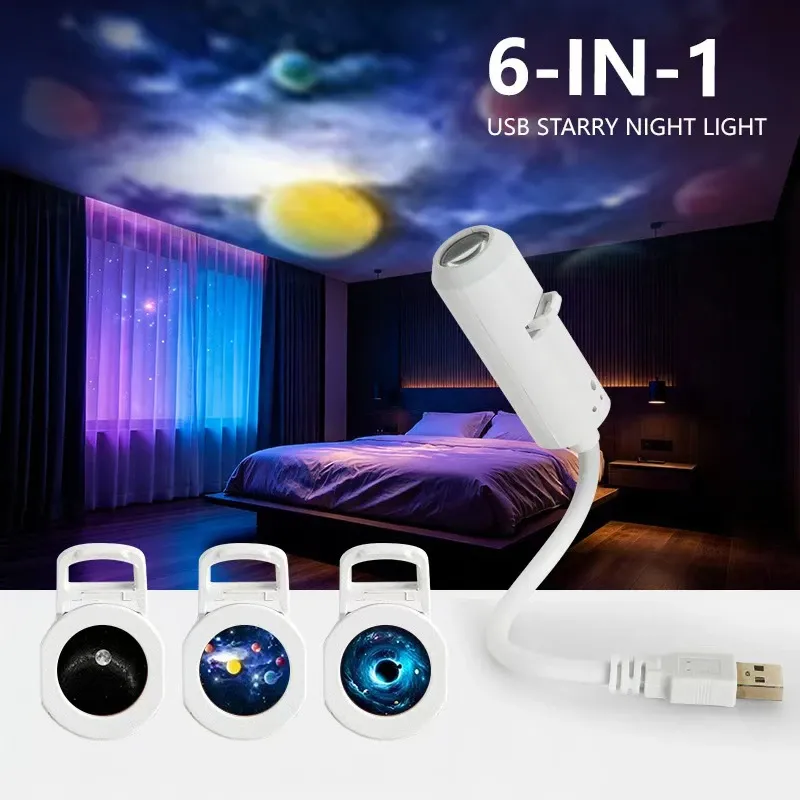 Projecteur de Ciel Étoilé Holographique Intelligent HD USB 4