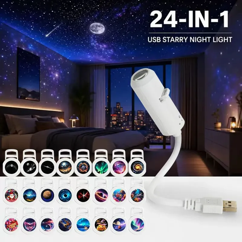 Projecteur de Ciel Étoilé Holographique Intelligent HD USB 6