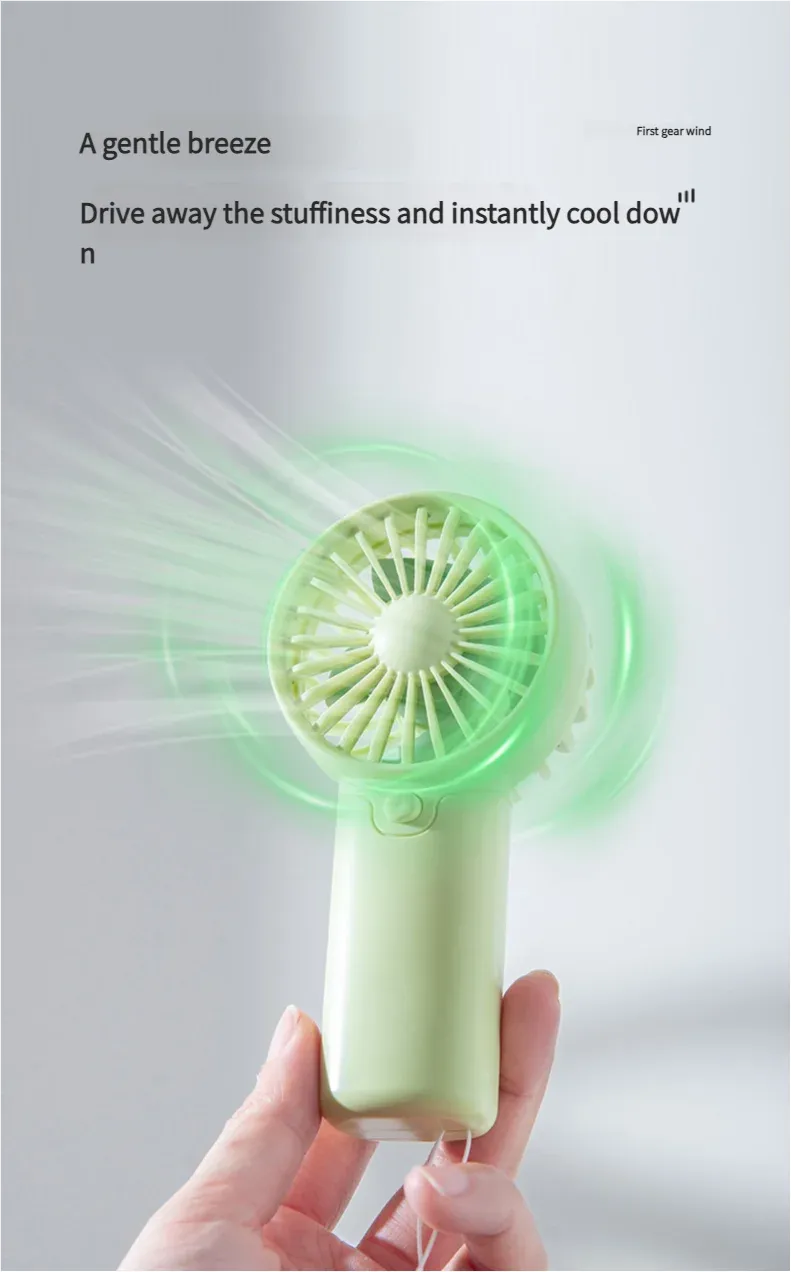 Détail du design du ventilateur portable MEET SUN