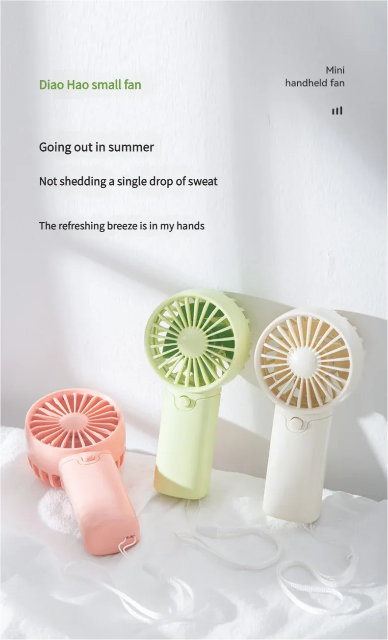 Ventilateur portable MEET SUN, vue d'ensemble du design
