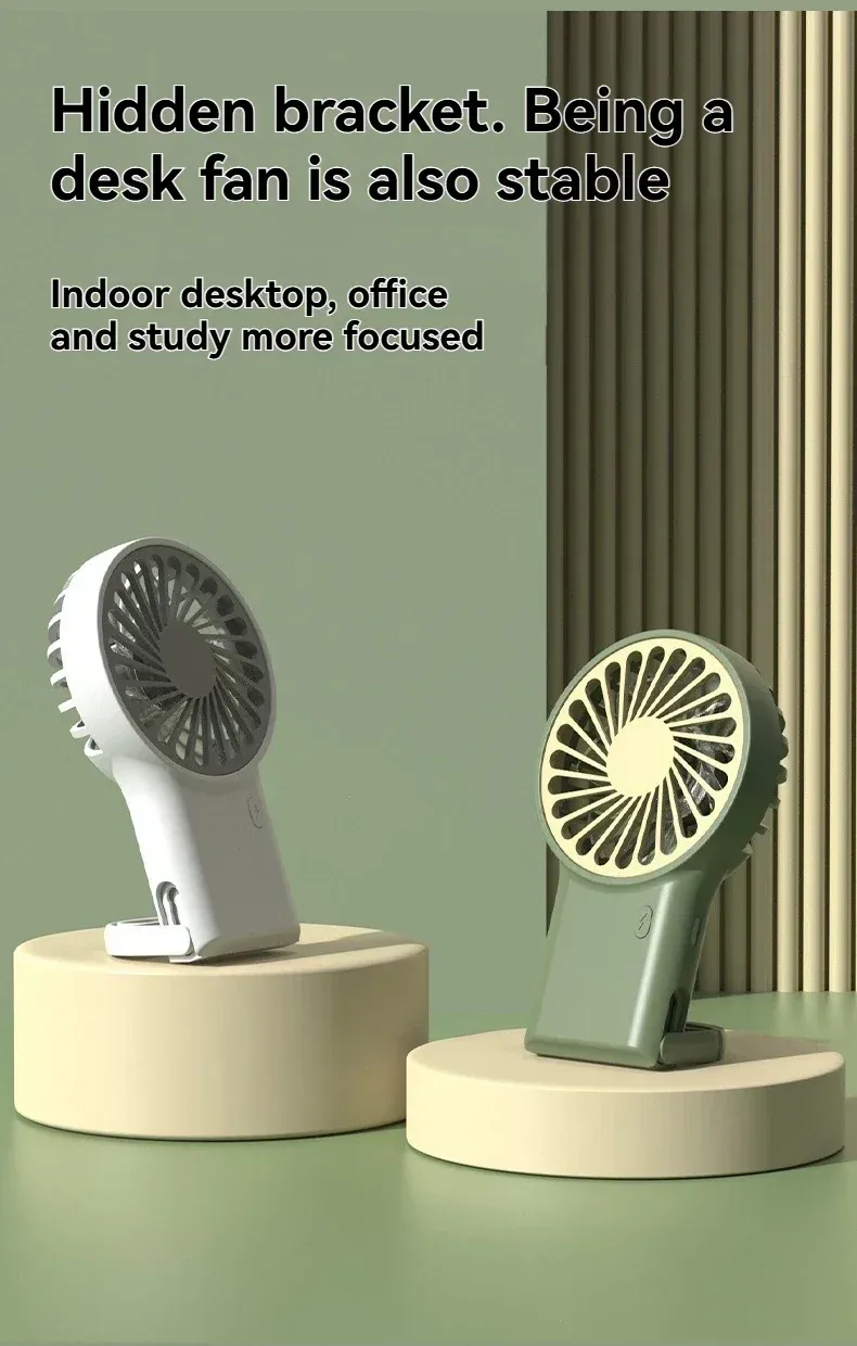 Mini ventilateur portatif, détail des finitions