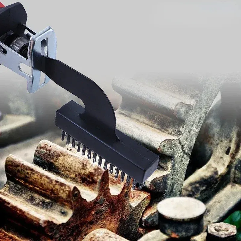Brosse métallique électrique pour scie sabre, tête universelle, élimination de la rouille 4