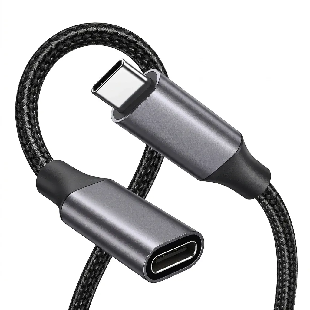 Câble d'extension USB-C 20 Gbps 240 W USB 3.2 4K@120 Hz, câble vidéo mâle-femelle pour hub, PS VR2, iPhone, MacBook, Switch 7