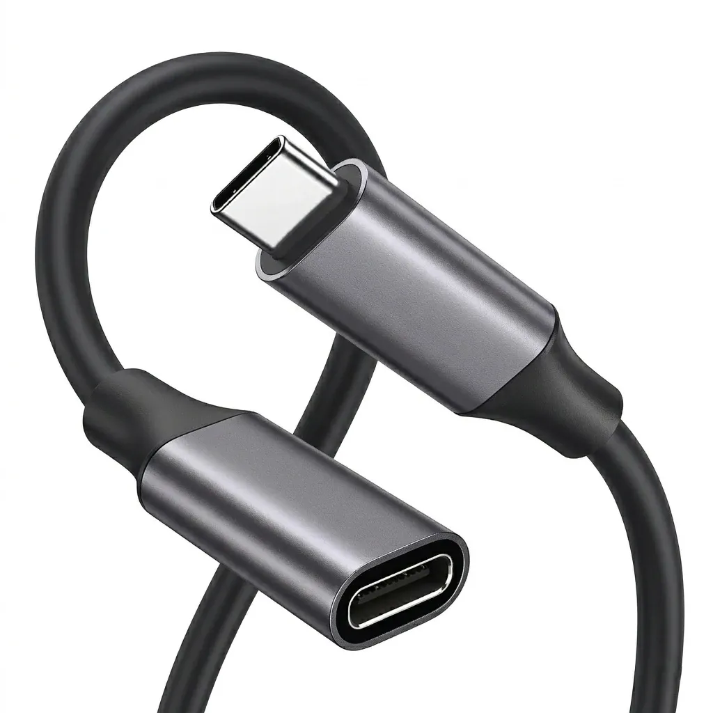 Câble d'extension USB-C 20 Gbps 240 W USB 3.2 4K@120 Hz, câble vidéo mâle-femelle pour hub, PS VR2, iPhone, MacBook, Switch 9