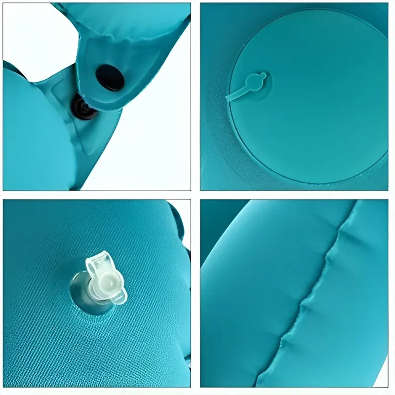Oreiller de voyage gonflable en forme de U, utilisation au quotidien