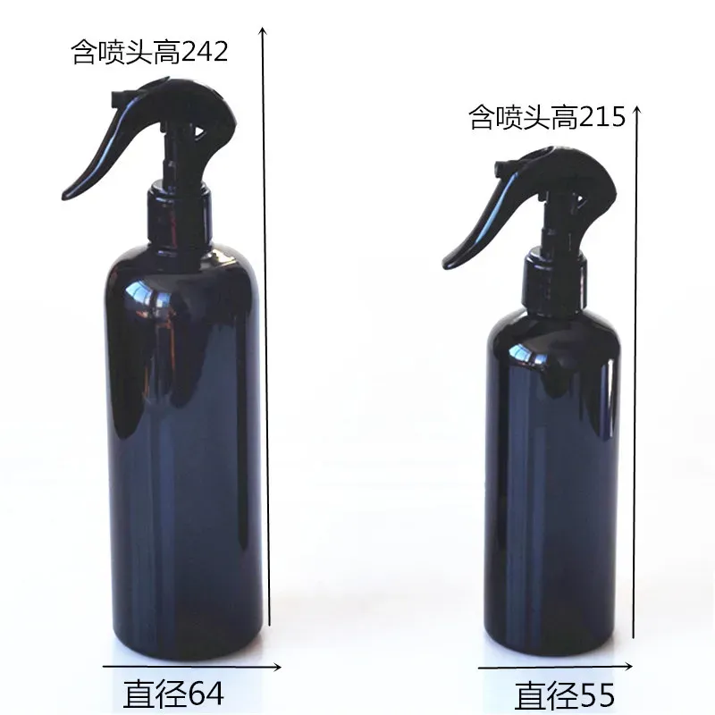 Flacon pulvérisateur noir à gâchette – Lot de 10 5