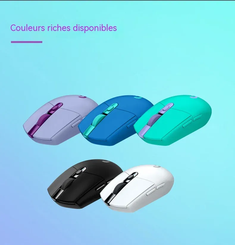 Logitech G304 LIGHTSPEED, vue latérale