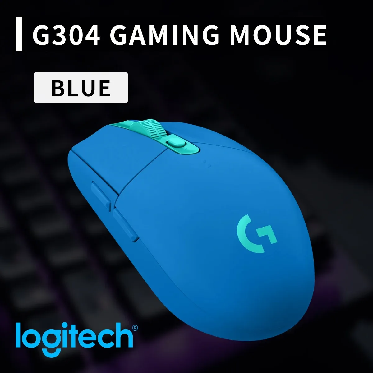 Souris de jeu sans fil Logitech G304 LIGHTSPEED, capteur HERO 12 000 DPI 8