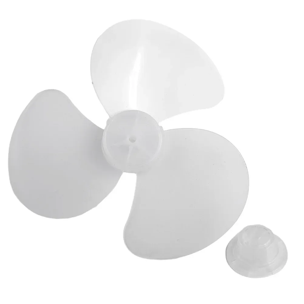 Pale de ventilateur en plastique à 3 branches de 14 pouces, pour ventilateur sur pied et ventilateur de table, avec cache-écrou 8