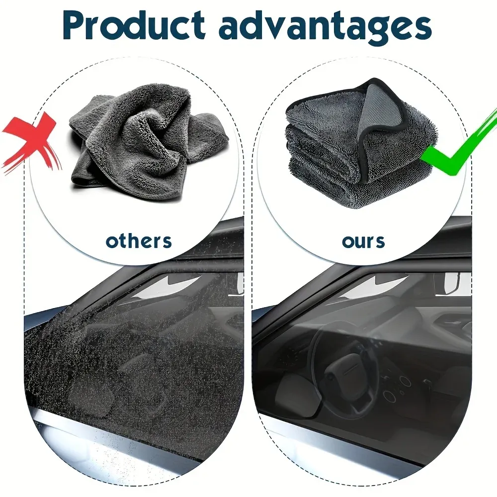 Séchage rapide des chiffons en microfibre