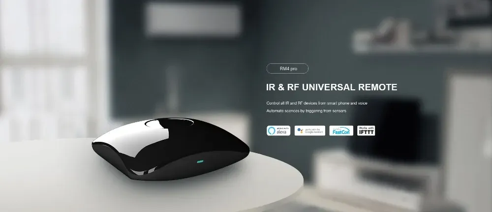 BroadLink RM4 Pro, télécommande universelle IR et RF